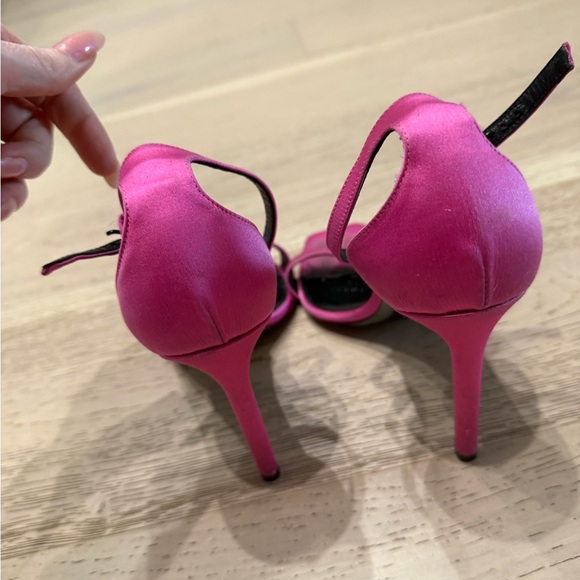 Saint Laurent Fuchsia Heels for Women - Picture 3 of 3